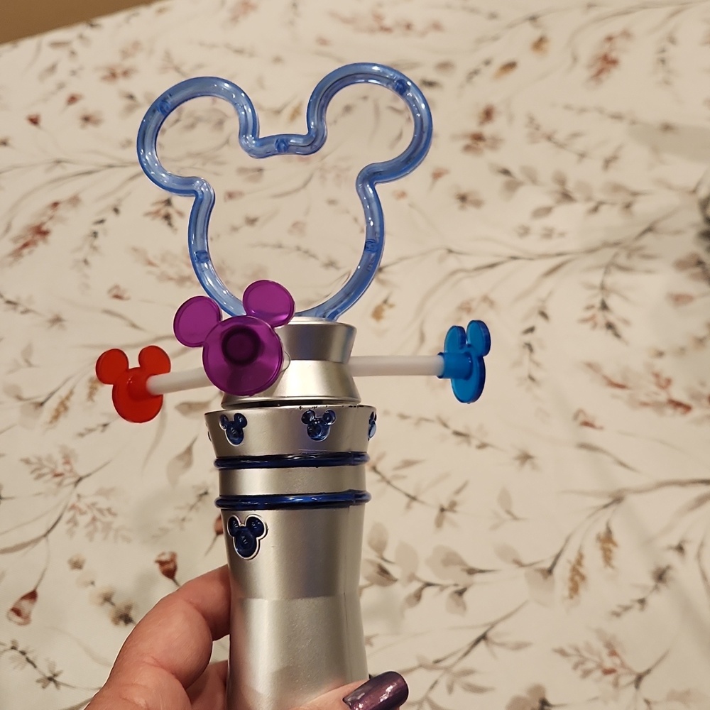 Disney Mickey Mouse Light-Up Wand Chaser - Blue, Red, Purple - Picture 3 of 4